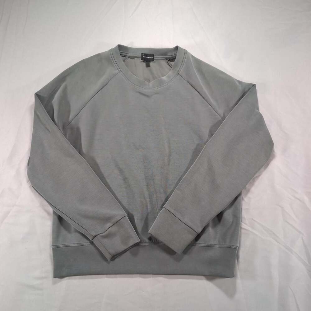 Buckle Black Grey Crewneck Sweatshirt - Picture 1 of 6